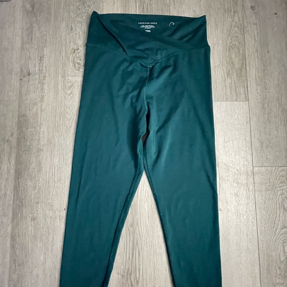 American Eagle Outfitters Teal Leggings - Picture 2 of 3